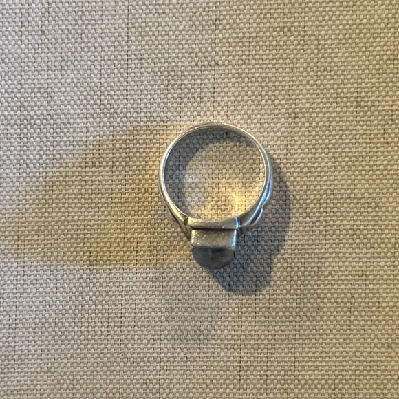 Vintage Nicky Butler Sterling Silver Rainbow Moonstone Statement Ring Size 9 - Picture 2 of 5